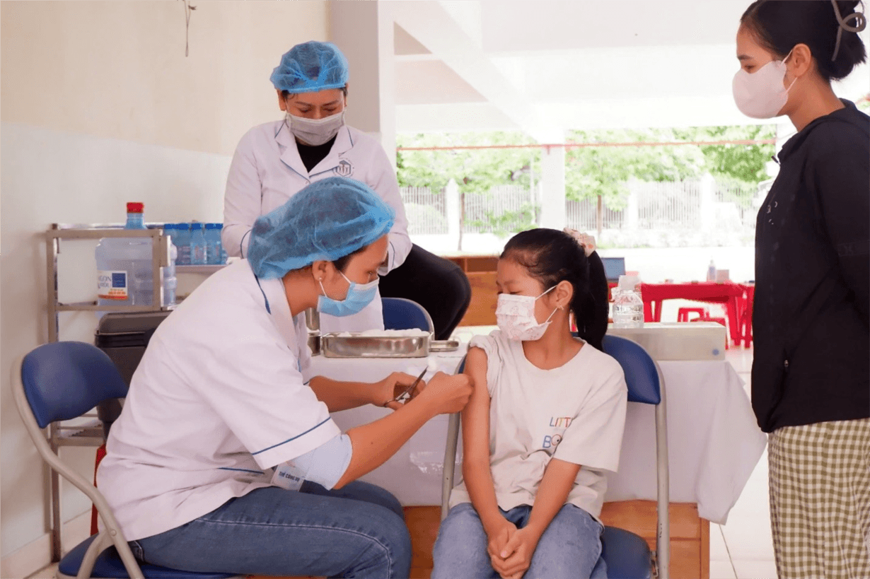 TP Hồ Chí Minh cơ bản hoàn thành mục tiêu tiêm vắc xin sởi