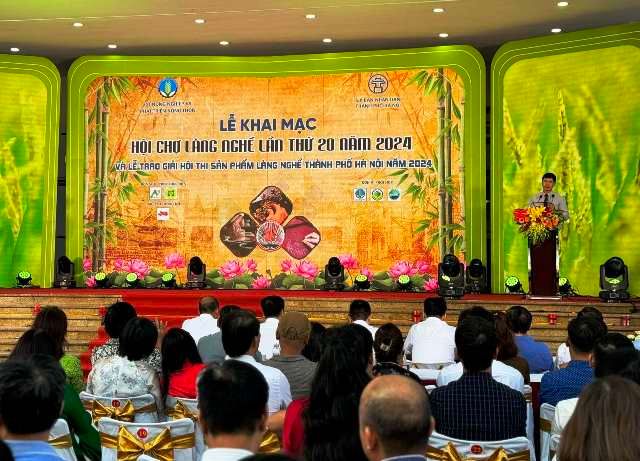 Quy tụ tinh hoa làng nghề Việt tại Hội chợ làng nghề lần thứ XX-2024