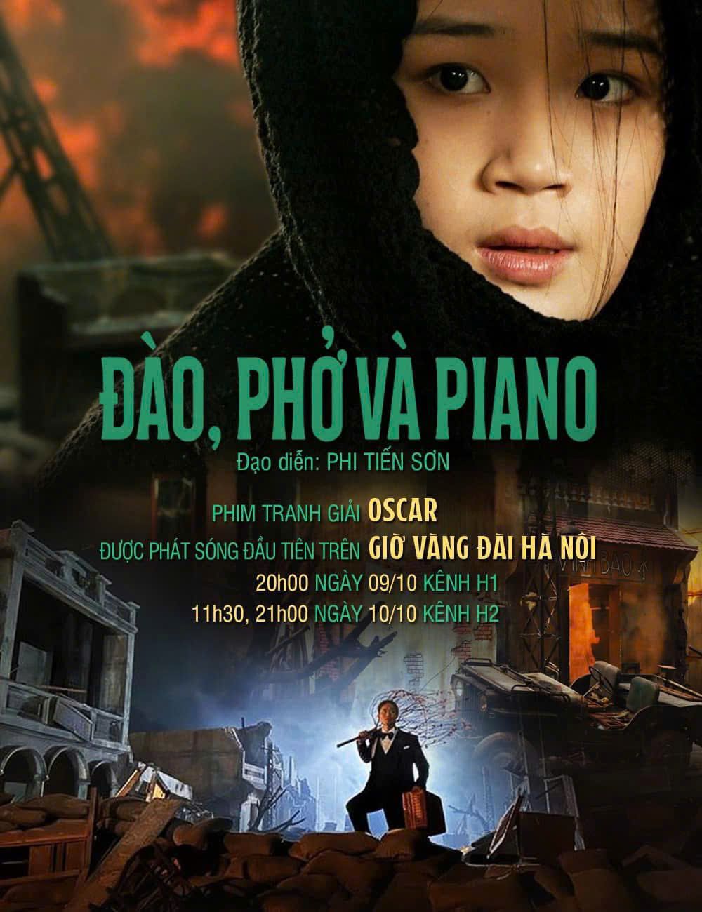 Phim “Đào, phở và piano” lần đầu tiên phát trên giờ vàng truyền hình Hà Nội