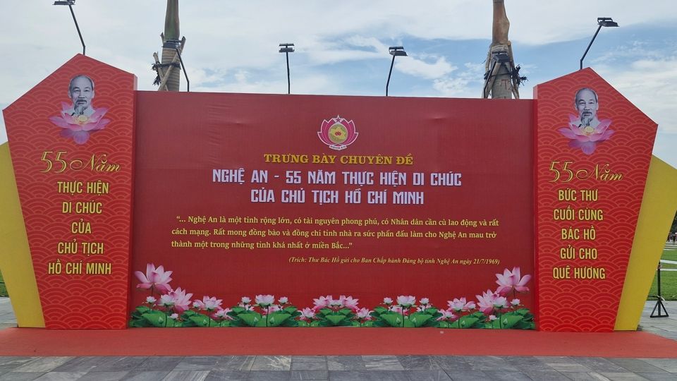 Nghệ An: Đẩy mạnh tuyên truyền kỷ niệm 55 năm thực hiện Di chúc của Chủ tịch Hồ Chí Minh