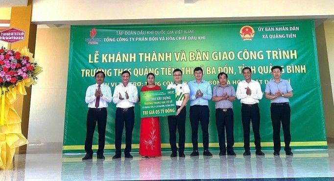 PVFCCo đồng hành cùng sự phát triển giáo dục