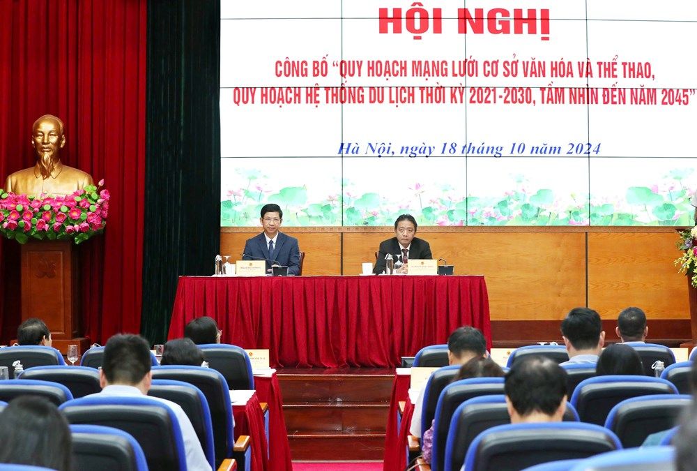 Công bố quy hoạch về mạng lưới cơ sở văn hóa, thể thao và hệ thống du lịch 