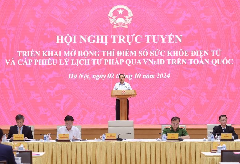 Mở rộng thí điểm Sổ sức khỏe điện tử và cấp Phiếu lý lịch tư pháp qua VNeID trên toàn quốc