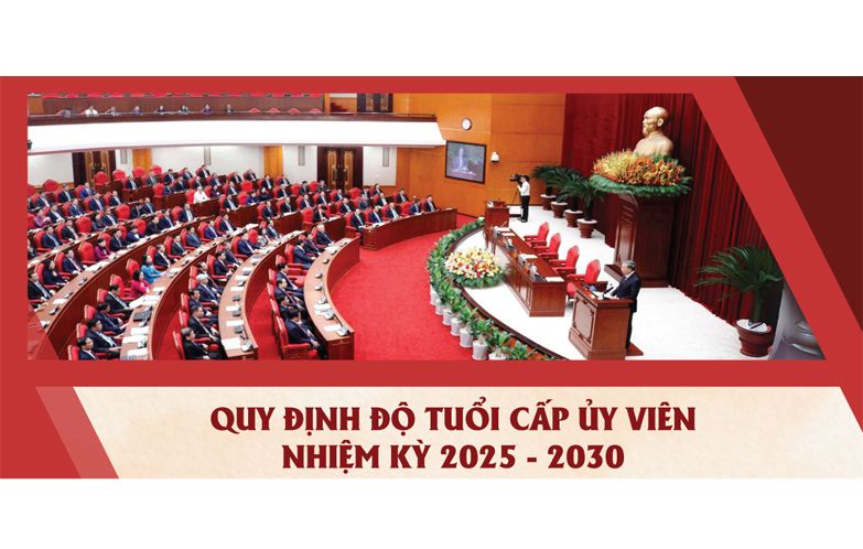 [Infographic]: Quy định độ tuổi cấp ủy viên nhiệm kỳ 2025 - 2030