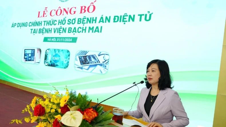 Bệnh viện Bạch Mai công bố triển khai bệnh án điện tử ở tất cả các khoa phòng