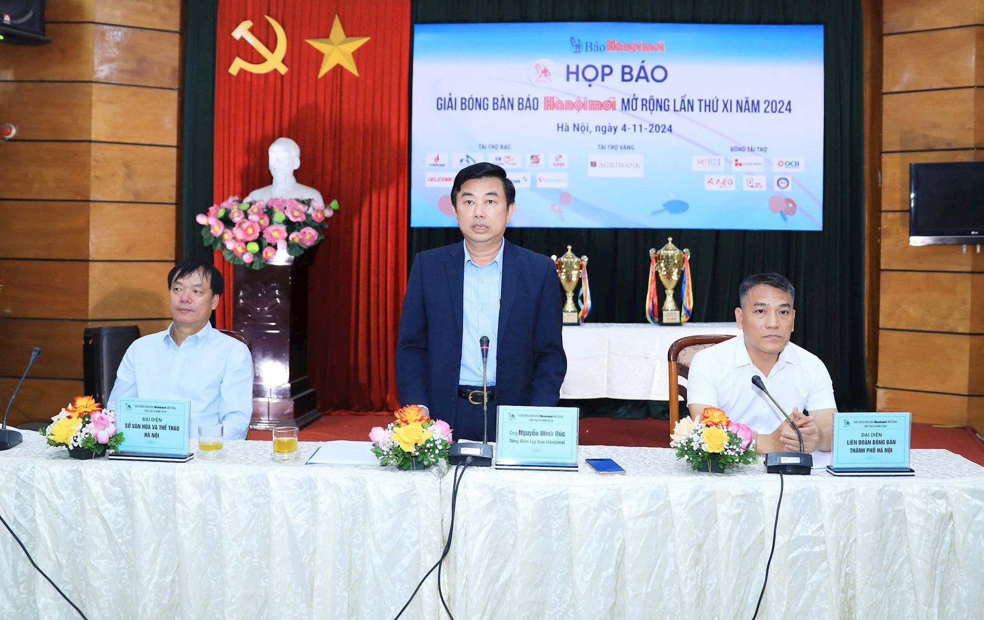 Gần 400 tay vợt tranh tài Giải bóng bàn Báo Hànộimới mở rộng 2024