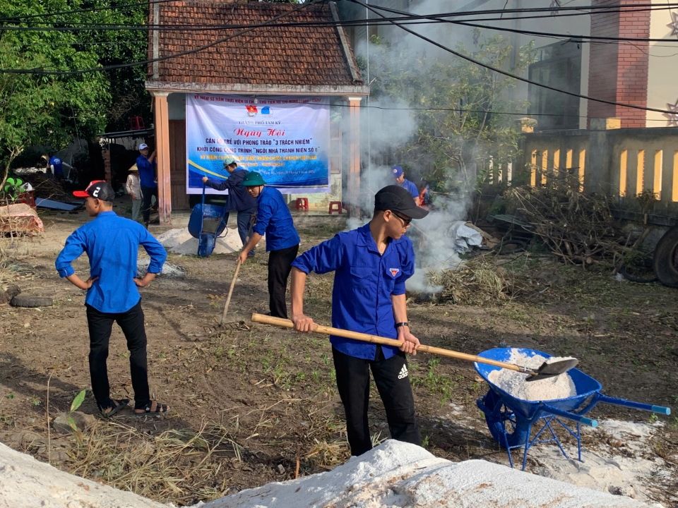 Thành đoàn Tam Kỳ tổ chức nhiều hoạt động kỷ niệm 55 năm thực hiện Di chúc của Chủ tịch Hồ Chí Minh