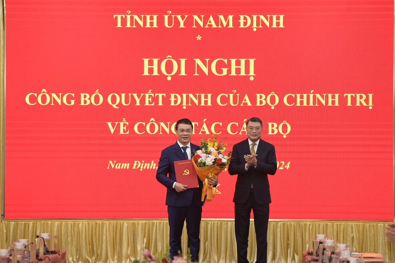 Đồng chí Đặng Khánh Toàn giữ chức Bí thư Tỉnh uỷ Nam Định