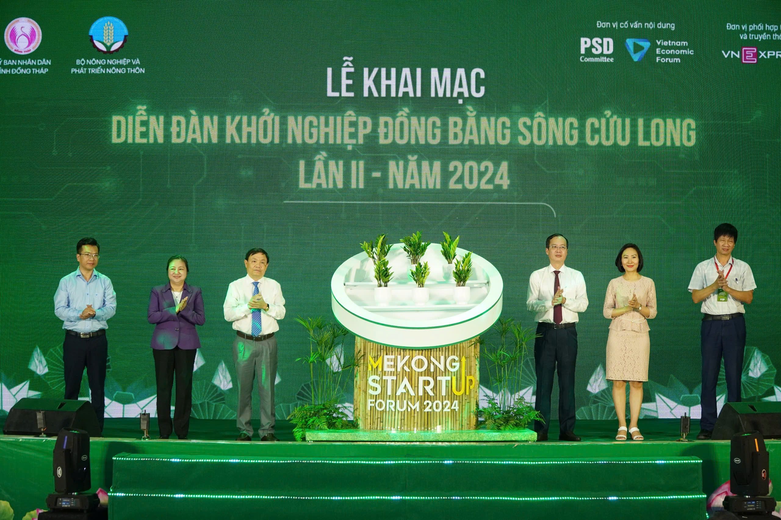 Khai mạc Diễn đàn Khởi nghiệp Đồng bằng sông Cửu Long - lần II năm 2024