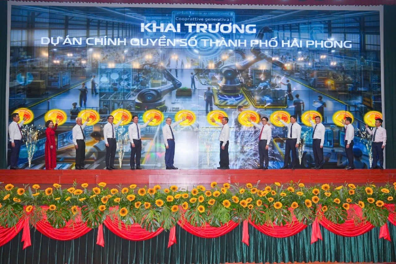 Khai trương Dự án chính quyền số thành phố Hải Phòng