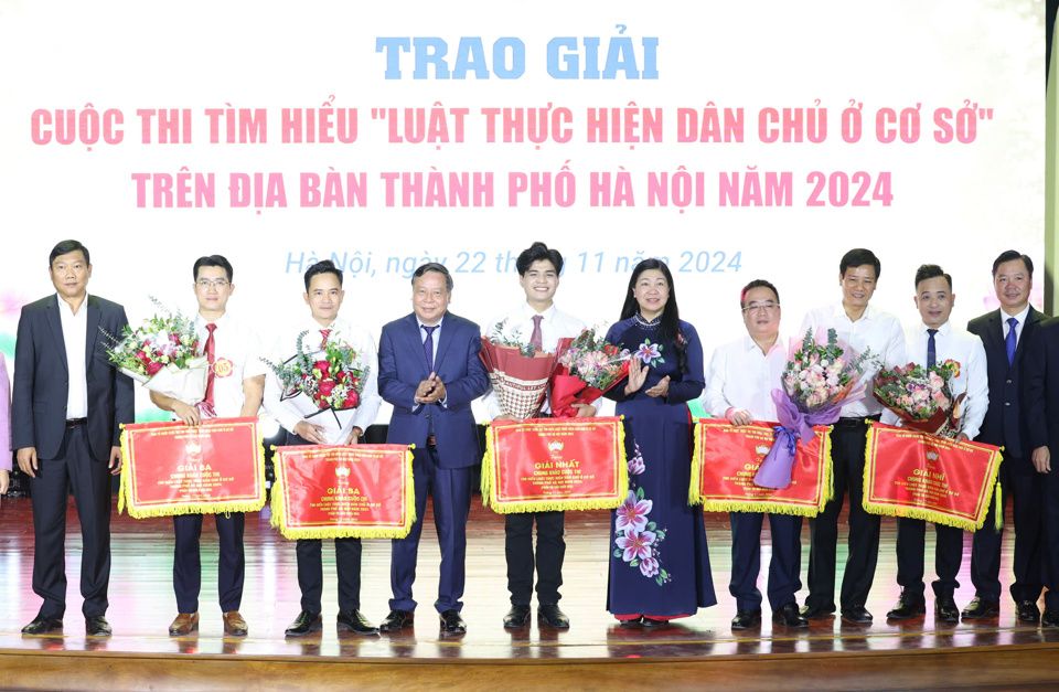 Hà Nội: Chung khảo Cuộc thi “Tìm hiểu Luật Thực hiện dân chủ ở cơ sở”